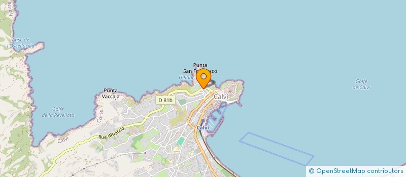 localisation de l'entreprise LILAU à CALVI