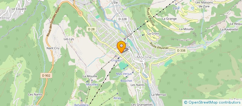 localisation de l'entreprise LILAU à MORZINE