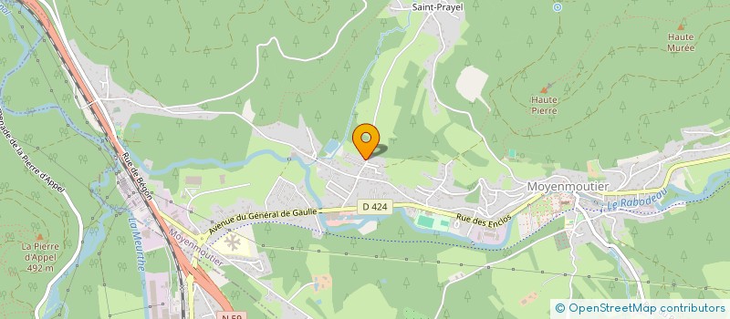 localisation de l'entreprise LILAVERONICA  MOYENMOUTIER