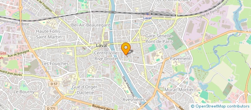 localisation de l'entreprise LILAVIE à LAVAL