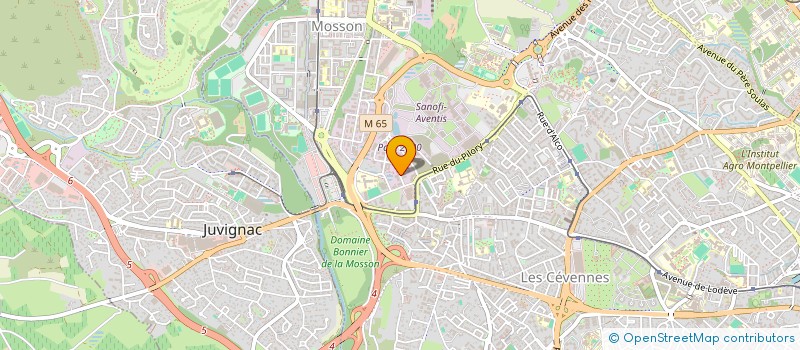 localisation de l'entreprise LILEE  MONTPELLIER