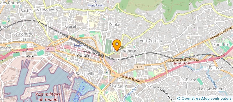 localisation de l'entreprise LILEGI  TOULON