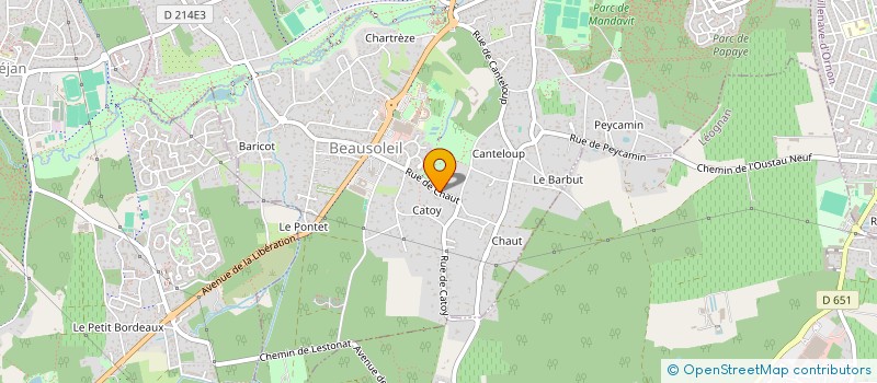 localisation de l'entreprise LILELO  GRADIGNAN