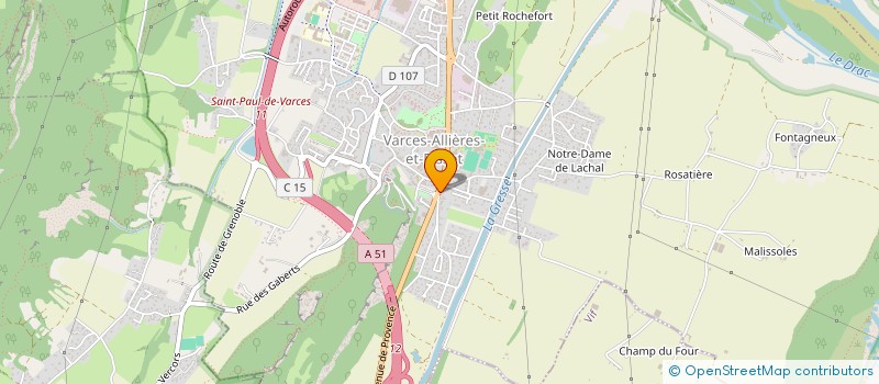localisation de l'entreprise LILEMAX  VARCES-ALLIERES-ET-RISSET