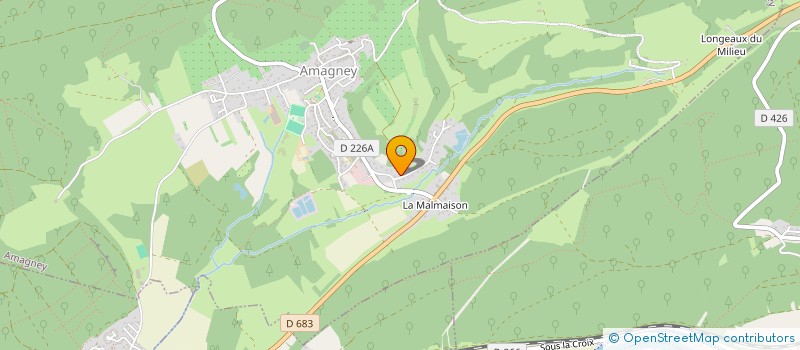 localisation de l'entreprise LILENO  AMAGNEY