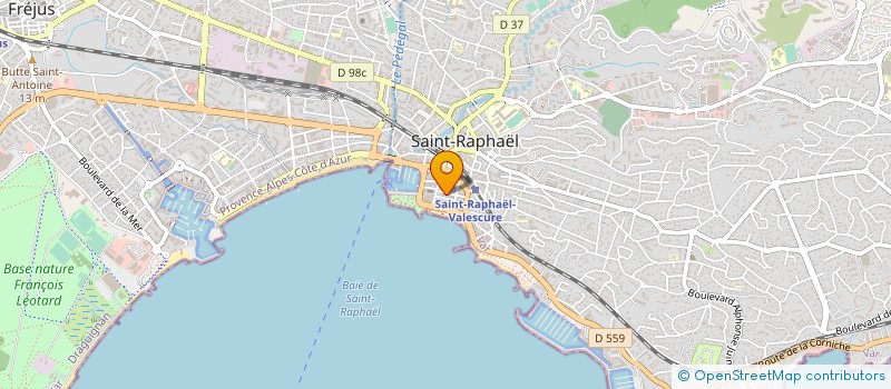 localisation de l'entreprise LILEVA à SAINT-RAPHAEL