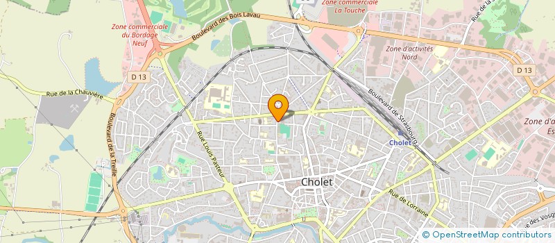 localisation de l'entreprise LILFCDIS à CHOLET