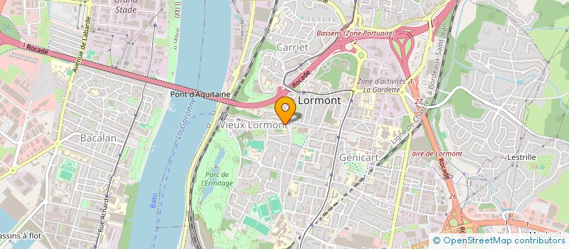 localisation de l'entreprise LILHOME à LORMONT
