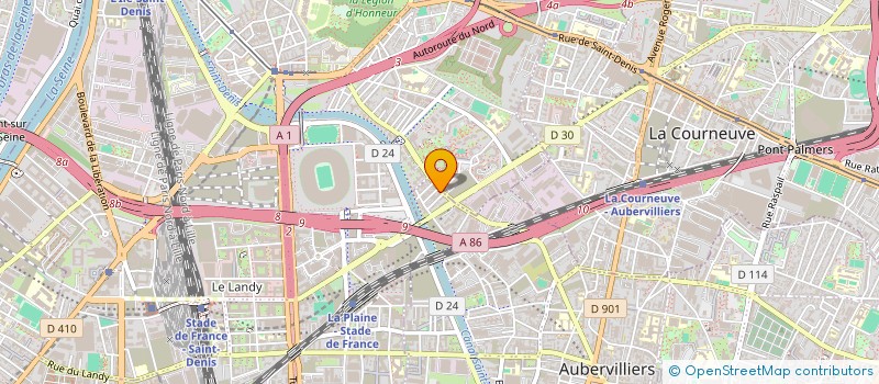 localisation de l'entreprise LILI  AUBERVILLIERS