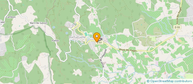 localisation de l'entreprise LILI  RAMATUELLE