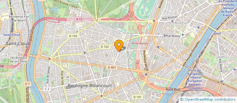localisation de l'entreprise LILI CHARM à BOULOGNE-BILLANCOURT