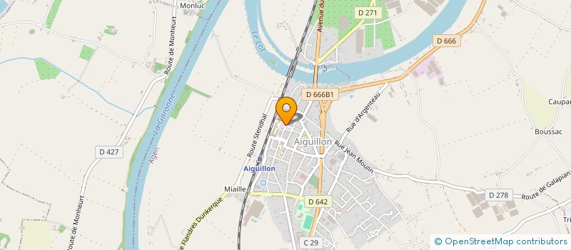 localisation de l'entreprise LILI&CO  AIGUILLON