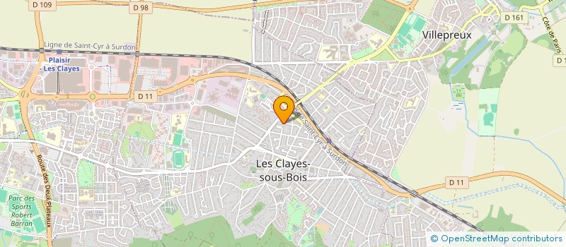 localisation de l'entreprise LILI ET BIBOU à LES CLAYES-SOUS-BOIS