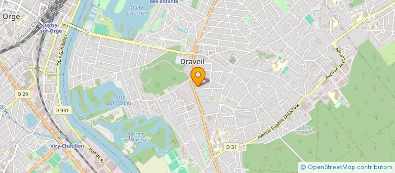 localisation de l'entreprise LILI ET LA CHOCOLATERIE à DRAVEIL