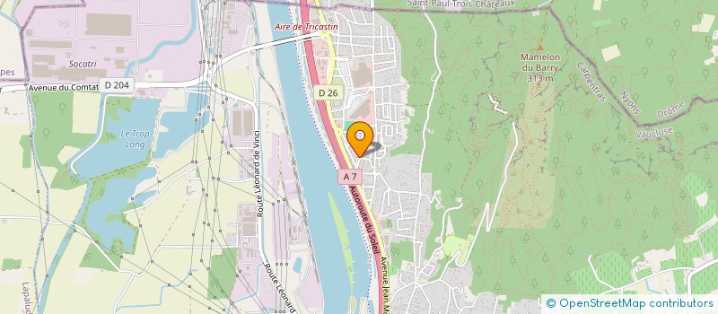 localisation de l'entreprise LILI FEERIE  BOLLENE