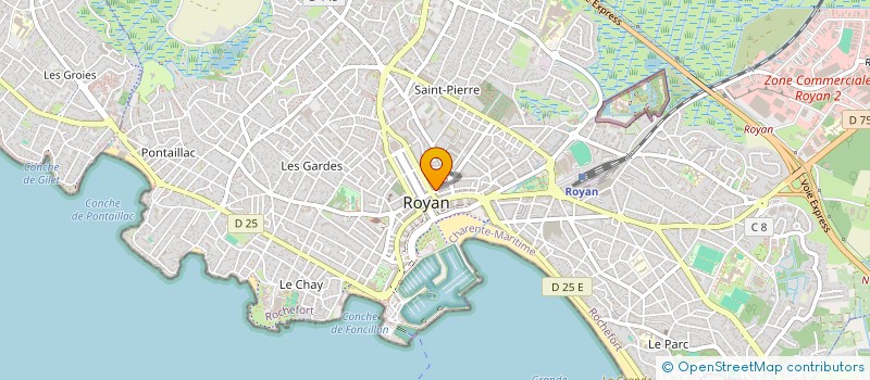 localisation de l'entreprise LILI GREEN  ROYAN