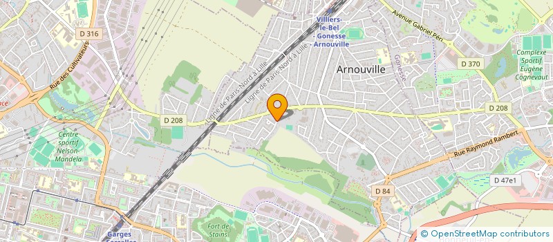 localisation de l'entreprise LILI IMMO  ARNOUVILLE