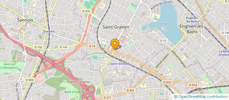 localisation de l'entreprise LILI INVEST  SAINT-GRATIEN