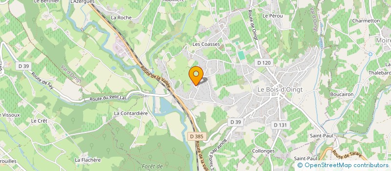 localisation de l'entreprise LILI LEC AGENCY  VAL D'OINGT