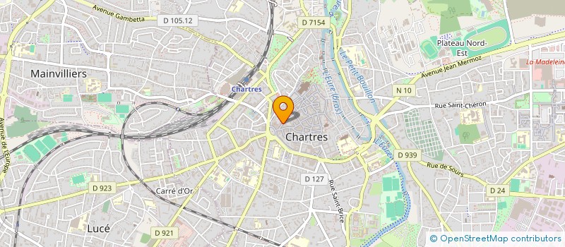 localisation de l'entreprise LILI P à CHARTRES