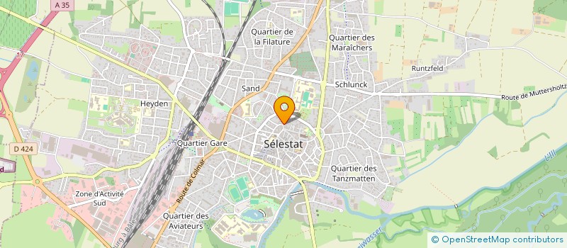 localisation de l'entreprise LILI PACOTILLE à SELESTAT