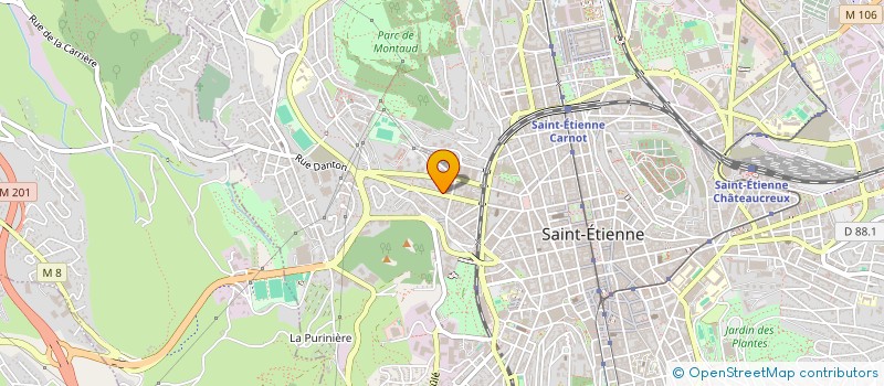 localisation de l'entreprise LILI PROD  SAINT-ETIENNE