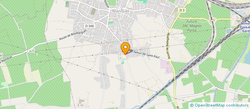 localisation de l'entreprise LILI ROSE  MANDUEL