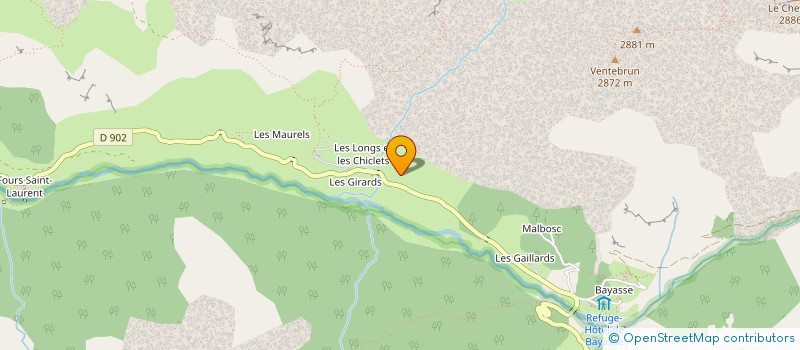 localisation de l'entreprise LILI ROSE  UVERNET-FOURS