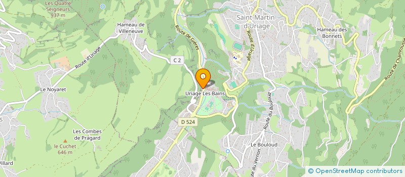 localisation de l'entreprise LILI'S  SAINT-MARTIN-D'URIAGE