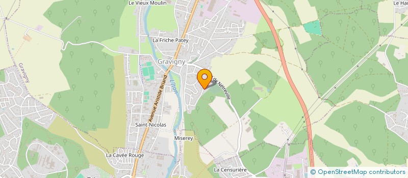 localisation de l'entreprise LILI TOUTCOURT à GRAVIGNY