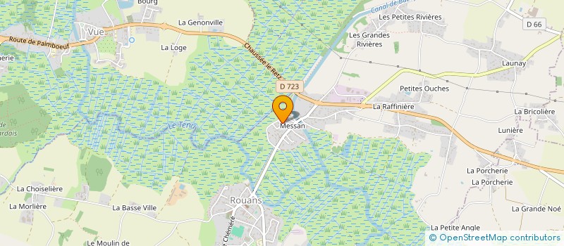 localisation de l'entreprise LILI VB HAIR  ROUANS