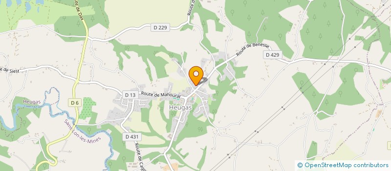 localisation de l'entreprise LILI VET  HEUGAS