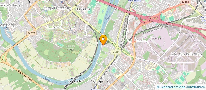 localisation de l'entreprise LILIA  ERAGNY