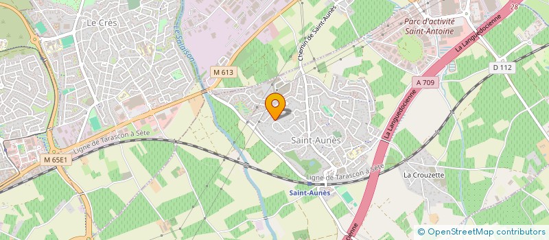 localisation de l'entreprise LILIA & JOHN  SAINT-AUNES