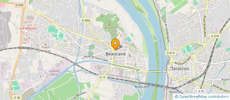 localisation de l'entreprise LILIA & SOPHIA  BEAUCAIRE