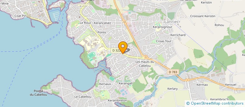 localisation de l'entreprise LILIADE AU LARGE  CONCARNEAU