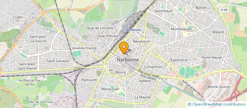 localisation de l'entreprise LILIAN ALVAREZ FORMATIONS  NARBONNE