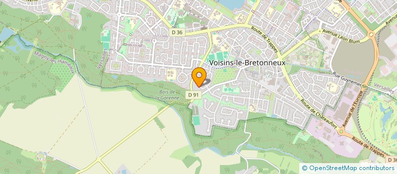 localisation de l'entreprise LILIAN AND CO  VOISINS-LE-BRETONNEUX