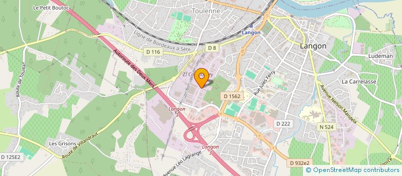 localisation de l'entreprise LILIAN BAPSALLE à LANGON