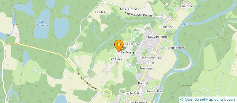localisation de l'entreprise LILIAN DESBIOLLES à CHATILLON-LA-PALUD