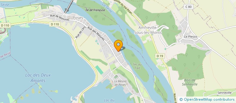 localisation de l'entreprise LILIAN HERVIEUX MACONNERIE  POSES