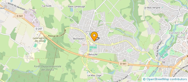 localisation de l'entreprise LILIAN MAURINET à LIMOGES
