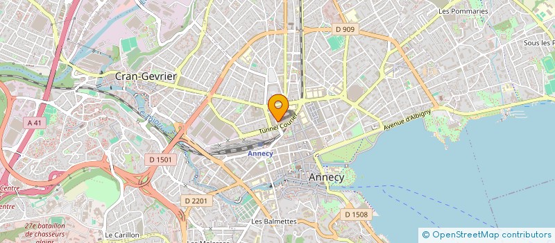 localisation de l'entreprise LILIAN MENETRIER PRODUCTIONS  ANNECY