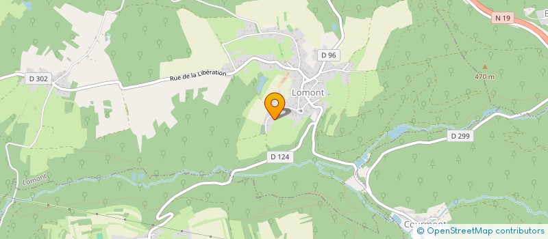 localisation de l'entreprise LILIAN'SERVICES & RESINES  LOMONT