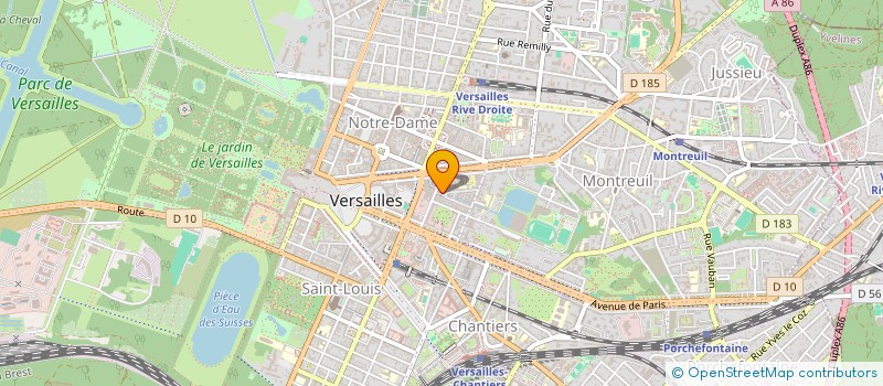 localisation de l'entreprise LILIANA DIAS à VERSAILLES