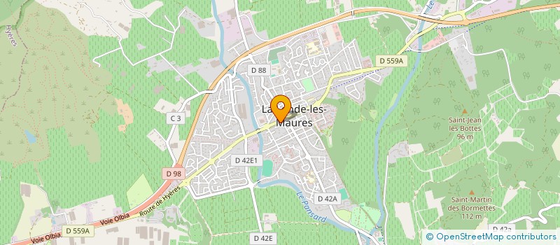 localisation de l'entreprise LILIANE à LA LONDE-LES-MAURES