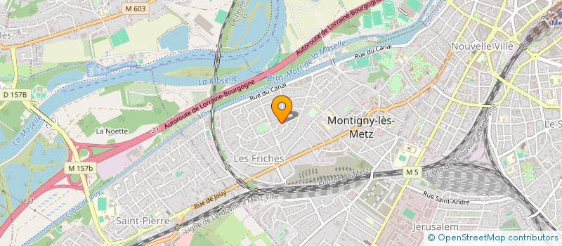 localisation de l'entreprise LILIANE  MONTIGNY-LES-METZ