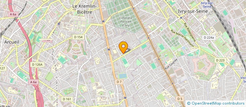 localisation de l'entreprise LILIANE CELINA à VILLEJUIF