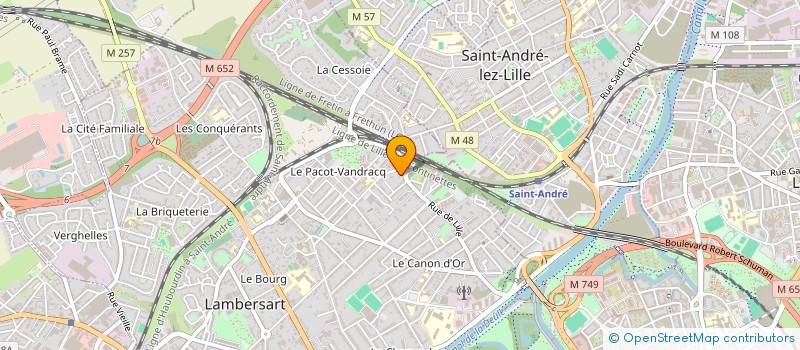 localisation de l'entreprise LILIANE ET XAVIER à LAMBERSART