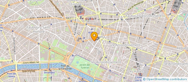 localisation de l'entreprise LILIANE LEROUVILLOIS ET CIE  PARIS